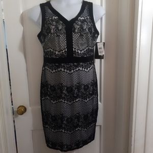 Signature Sangria see through dress